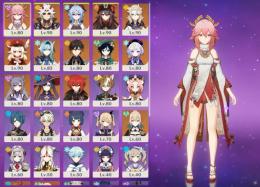 値下げ中】☆5 新キャラ 八重神子＋モチーフ武器多数あり！ 交渉OKです