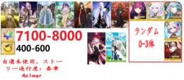 【画像の所持】聖晶石7100-8000個+果実400-600個+その他