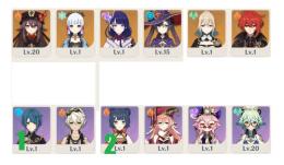 ユーザー名未設定🌟初期垢🌟★5×６ Asia サーバー ★5 胡桃、綾華、雷電将軍、モナ、ジン
