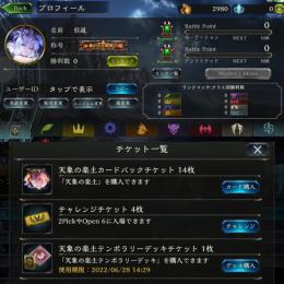 初期・引退垢 チケ複数種有