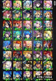 ガチャ限運極8体　天魔ソロ制覇可能　ガチャ限900