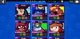 キャラ44体 トロフィー15000