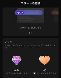 TikTokアカウント　ギフレベ37