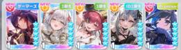 リセマラ垢/☆5×5 大神ミオ、白銀ノエル、宝鐘マリン、バスティア、オーロ