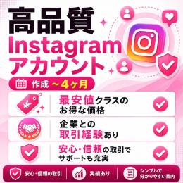 【🌟2fa済 Threads利用可能】Instagramアカ×10 / 凍結対策済！