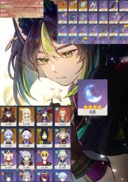 チイナリ　胡桃　甘雨　モナ　七七　アモス