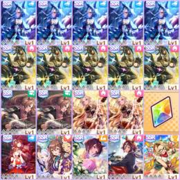 ジュエル12万4000個【最強初期アカ 4.5周年サポ2種完凸+虹結晶1個所持】