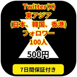 【即納】 高品質 Twitter ツイッター 日本 韓国 香港 フォロワー 100人
