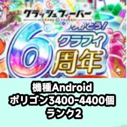 機種Android ポリゴン3400-4400個 ランク2