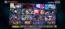 【夢幻廻楼50階クリア済み】　ハフバキャラコンプ　その他乙骨等SSR多数