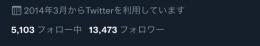 🔥日本人フォロワー🔥【2014年作成アカウント】フォロワー13000超　Twitterアカウント