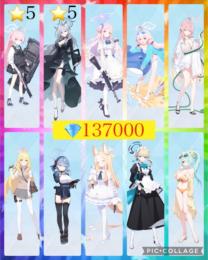 ✨️限定1品💎137000ホシノ臨戦☆5 シロコテラー☆5 ミカ 水着ハナコ 水着ホシノ