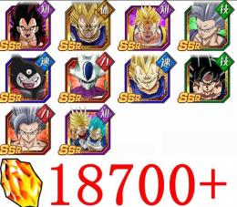 iOS 七夕 未来悟飯 魔人ベジ ゴマー クウラ GTコンビ 石18700+ LR30+