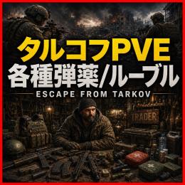 ★PVE★ ✅各種弾薬/フルカスタム武器/アーマープレート/ルーブル/マークドキー