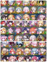 古参アカウント　総キャラ数416体
