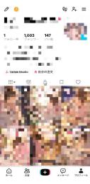 TikTokフォロワー1000人アカウント LIVE権限あり◎
