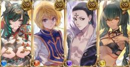 初期垢 宝晶石換算57万↑SSR計740↑金月261↑ ベルゼバブ トリゼロ クラピカ クロロ