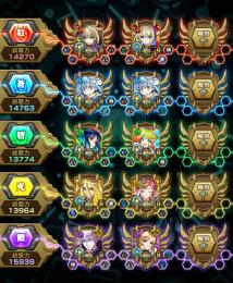 マサムネ2体、ゲキリン、ルシ、ヤクモ等。ガチャ限1000体、運極1000体