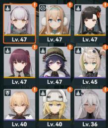 Lv47 スオミ1凸+SSR餅 瓊玖,トロロ,マキアート3人+SSR餅  ロッタ/シャークリ完凸