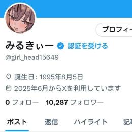【値下げ中】Twitterアカウント フォロワー10000人 高インプレッション 高いいね