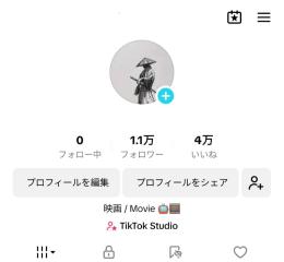 【収益化済み💰】フォロワー数1万↑いいね数4万↑TikTokアカウント📸