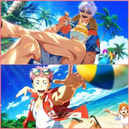 廻珠140430個 【最強初期アカ 2.5周年夏五条+夏虎杖悠仁所持】