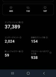 フォロワー右肩上がりアダアフィ用アカウント