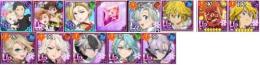 画像キャラ持ち+ダイヤ2300個+レベル90UR24-30体+SSR券15~25枚+UR選択石