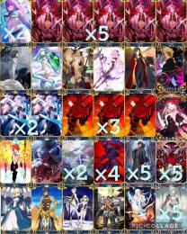 石2908個分(40個有償✨️) 🔵高杉晋作 宝具5✨️ 魔王 宝具3ら限定多数＋オベロンら7人権
