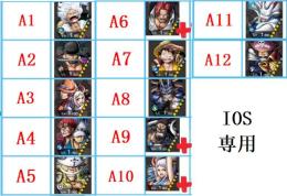 キャラ選択+ダイヤ5000~5500個＋金欠片500~900枚+★4キャラ50~60体！IOS専用