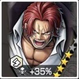 Android専用 超シャンクス(神避)+ダイヤ4500個前後＋金欠片7800枚前後+6★キャラ50