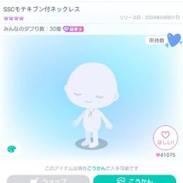 SCCモテキブン付ネックレス