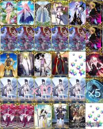 石2151個分🔵水着伊吹童子 宝具5+水着スカディ、7周年アルク、オベロン達人権、他星5や黒の聖杯