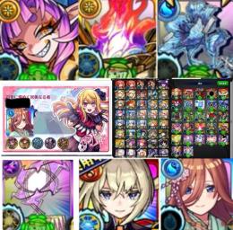 引退垢🌸 黎絶3種運極🌸ガチャ限980⤴︎🌸紋章10000⤴︎🌸五等分ほぼコンプ🌸