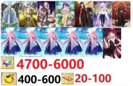 聖晶石4700-6000個+呼符20-100個