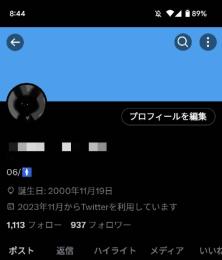 日常垢 フォロワー930人 ALL日本人高インプ！ 収益化可能！