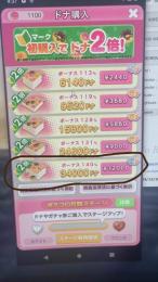 ポケコロの34,000ドナを購入