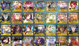  星5鯖114種155体   術サポ5種光闇コヤンオベロン・モルガンSイシュタルアーキタイプ