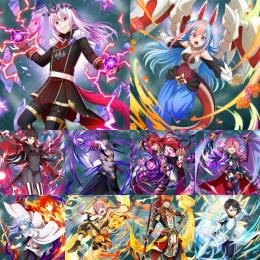 iOS限定! 初期垢　3周年4種コンプ・シンシヤ・エミルス＋石5000個