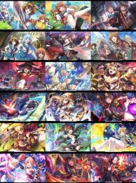 最高峰 石90000以上 ハルヒの憂鬱全種コンプ＋伝説.幻想フェス多数 他 星4大量 チケット大量