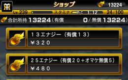 覇王 極70↑ エナジー13000 Ｓランク250↑