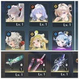 緋雪+リンネー+モーニエ+専用武器3種、他+石2万以上【セール】