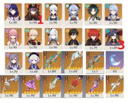 ⭐ユーザー名未設定、強垢‼️⭐ 胡桃１凸✚護摩の杖 綾華✚霧切 八重＋神楽 甘雨✚アモス 雷電 万葉