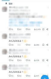 高アクティブ垢　固定いいね90↑ 平均いいね50↑