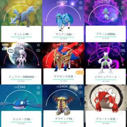 🔸2019年垢TL72色違いザシアン100!背景ミュウツー100!個体値100:180体所持