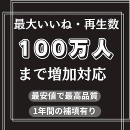 日本人10万再生回数 増加　100万人まで増加対応