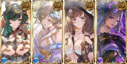 初期垢 宝晶石換算80万↑SSR計850↑金月273↑ ベルゼバブ トリゼロ ハイラ 浴衣アリア