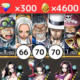 【🔥iOS 早い者勝ち🔥】画像のキャラ＋💎300＋カケラ4600‼️