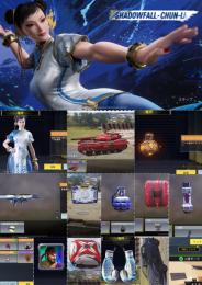 ストリートファイターコラボのレジェンド春麗持ち未連携の初期垢+レジェンドコンタクトグレネード