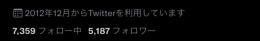 フォロワー5000人